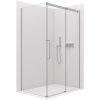 CERANO - Sprchovací kút Lantono L/P - 8 mm - Soft-Close - chróm, transparentné sklo - 100x100x195 cm - posuvný CER-432157