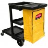 Vozík Janitor Cart - fixne zadné koliečka Rubbermaid (Vozík Janitor Cart fixné zadné koliečka Rubbermaid)