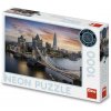 Neónové puzzle Súmrak nad Tower Bridge 1000 dielikov