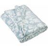 Modrá fleecová deka 200x240 cm Brooke Floral – Catherine Lansfield