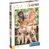 Clementoni 2x60 Zvierací súrodenec