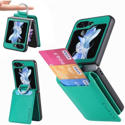 Púzdro JSM CARD s priehradkami karty Samsung Galaxy Z Flip5 5G zelené