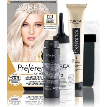 L'Oréal Preférence Le Blonding 11.11 Ultra svetlá studená krištáľová blond