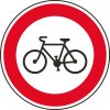 Dopravná značka – Zákaz vjazdu bicyklov