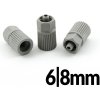 Redukcia pre 6 a 8 mm miešačky na pripojenie dávkovacích ihiel s uzáverom luer lock