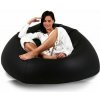 Sedací vak guľa čierna EMI