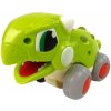 Lean Toys Dinosaurus na kolesách pre najmenších - zelený