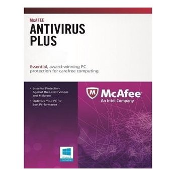 McAfee AntiVirus Plus 1 lic. 12 mes.