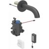 Geberit Piave Termostatická elektronická umývadlová batéria pod omietku, batériové napájanie, easy to clean, matná čierna 116.288.14.1
