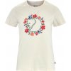 Dámske tričko Fjällräven Fjällblomster Fox T-shirt W Veľkosť: L / Farba: biela