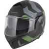 Přilba MultiFlip Korp, CASSIDA (černá matná/zelená/šedá, vel. 2XL)