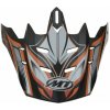 MT HELMETS šilt pre prilby MX-1/MX-2 Technical, MT - Španielsko (oranžová/černá/bílá/šedá)
