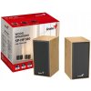 Reproduktory GENIUS SP-HF180 3.5mm jack 6W svetlé drevo