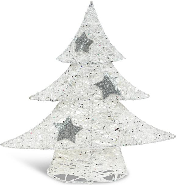 MFP 8885940 stromček biely vianočný 30cm R2337