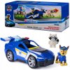Labková patrola SÚPRAVA POLICAJNÉ AUTO CHASE VOZIDLO PULL-BACK + FIGÚRKY 3+
