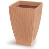 Prosperplast Vysoký kvetináč LATIE SQUAR I 40 cm terakota