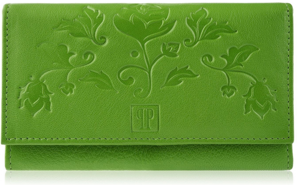 Paolo Peruzzi dámska kožená peňaženka T-45-GR T-45-GR zelená