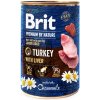 Brit Premium by Nature konzerva Turkey with Liver 400 g