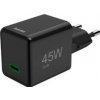 Hama Supermini GaN 45W PD/QC 1x USB-C čierna