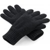 Beechfield zimné pletené rukavice B495 black
