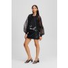 Karl Lagerfeld Mesh bomber black