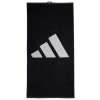 Športový uterák adidas 3 Bar Towel Small IU1290 čierny 50cm x 100cm