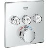 Grohe Grohtherm SmartControl vaňová/sprchová batéria podomietková s termostatom StarLight Chrome 29126000
