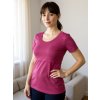 Dojčiace tričko Kateřina, krátky rukáv, cyklamen S/M