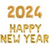 Sada balónikov Happy New Year - zlatá