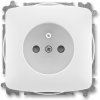 ABB, s.r.o. Tango - 6619A-A06357 B - Zásuvka jednonásobná, clonky; biela