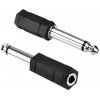 Phototools Adaptér - redukcia z JACK 3,5 mm (F) na JACK 6,3 mm (M) TS (Mono)