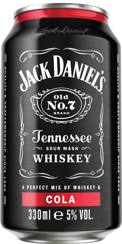 Jack Daniel's & Cola 5 % 0,33 l (čistá fľaša) od 3,2 € - Heureka.sk