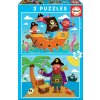 EDUCA Puzzle Piráti 2x20 dielikov