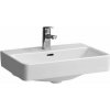Laufen Pro S - Umývadlo Compact, 550 mm x 380 mm, 1 otvor na batériu, s LCC, biela H8189584001041