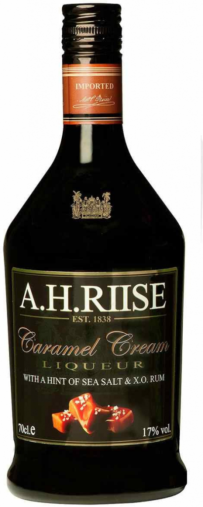 A.H. Riise Caramel Cream Liquer 17% 0,7 l (čistá fľaša)