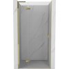 Mexen Mist-H L sprchové dvere výklopné ľavé 80 cm, priehľadné, zlaté - 8A5L-080-000-50-00-L
