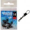 Giants Fishing Obratlík s karabínkou Barrel Swivel with Interlock Snap veľ.14 10 kg 10 ks