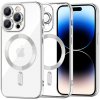 Techsuit Luxury Crystal MagSafe kryt na iPhone 14 Pro – strieborný