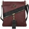 Dámska crossbody kabelka vínová - Laura Biaggi Latoya new vínová