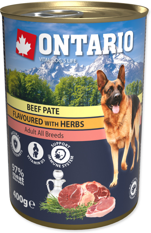 Ontario Beef Pate flavoured with Herbs 400 g