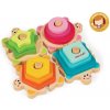 Drevená skladačka a vkladačka Korytnačky - Učíme sa tvary a farby