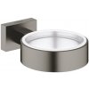 Držiak pohárov GROHE ESSENTIALS Cube bez skleničkykartáčovaný Hard Graphite 40508AL1