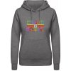 AWDis Hoodie mikina Nápis Rovnosť je krásna uhlíková