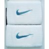 Tenisové potítko Nike Wristbands velké -909 - Barva bílá