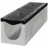 Bielbet D400 D400250X200C odvodňovací betónový žľab s liatinovou mrežou 1000 x 250 x 300 mm | cena za kus