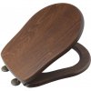 RETRO KERASAN RETRO WC sedátko Soft Close, orech/bronz 108640