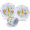 Kinekus Tanier detský porcelánový 3-dielna sada SAFARI