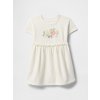 GAP Baby šaty VintageSoft Biela 18-24M Biela Biela