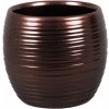 Kvetináč keramika hnedý Nohel garden 15 cm x 15 x 13 cm