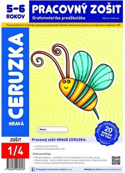 Hravá ceruzka, grafomotorika pre 5-6 ročné deti od 1,19 € - Heureka.sk